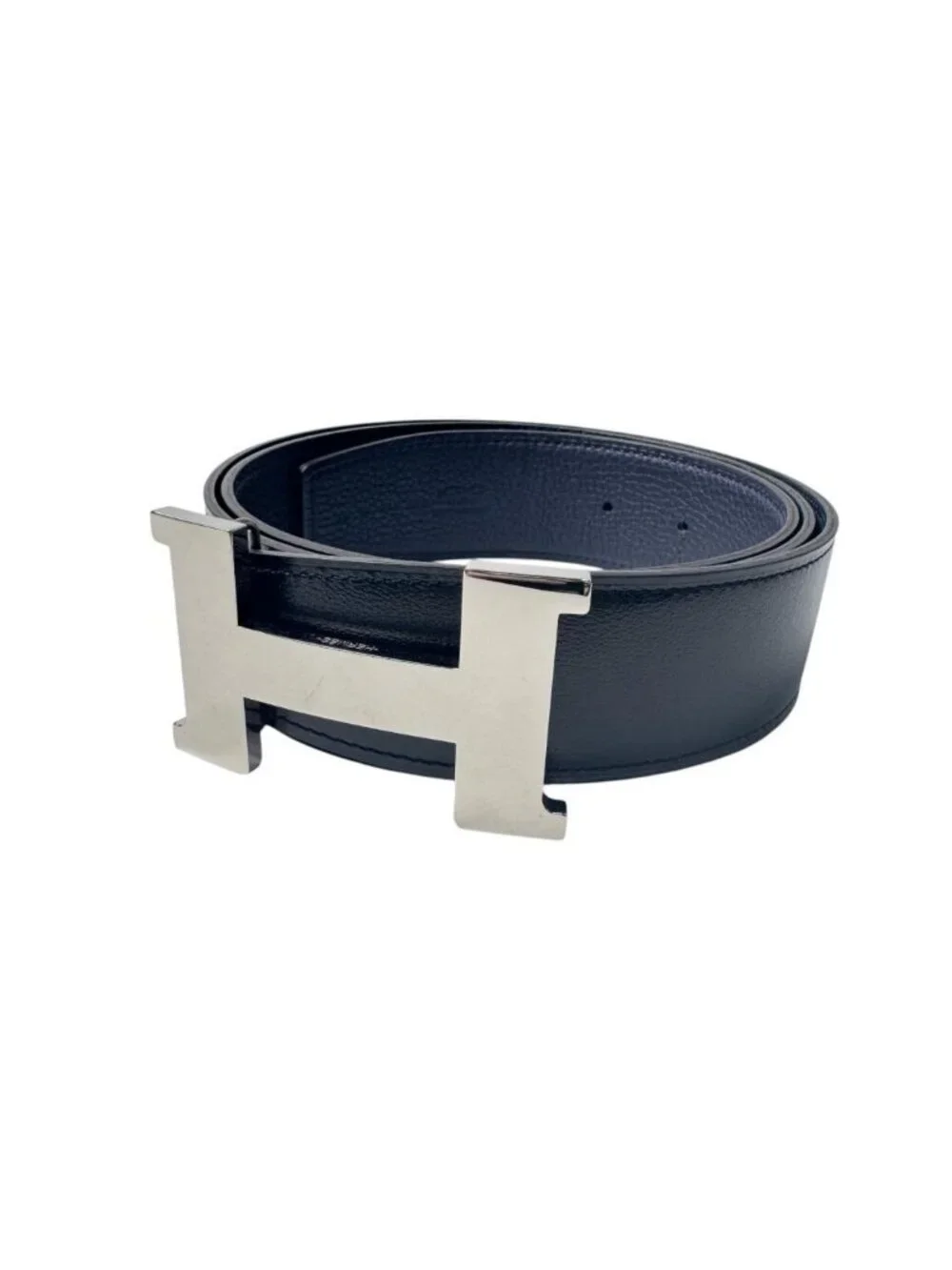Hermes Constance Belt Black